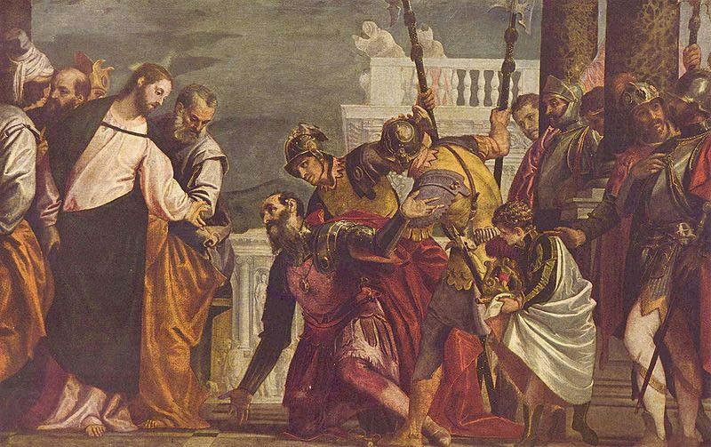 Paolo Veronese Christus und der Hauptmann von Kapernaum France oil painting art